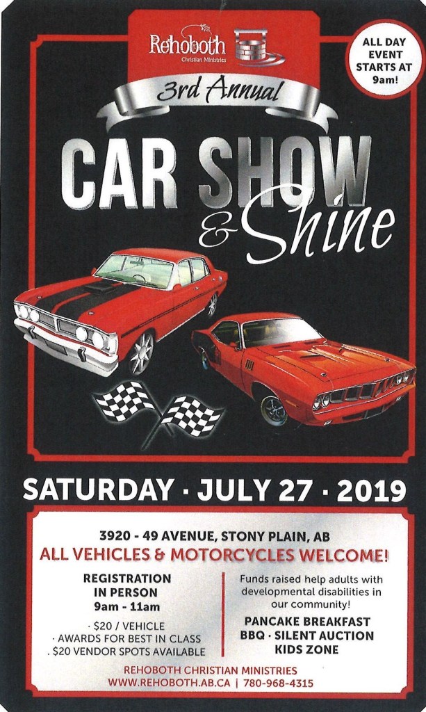 Rehoboth 3rd Annual Car Show & Shine CISN Country Edmonton